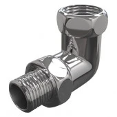 Уголок со сгоном 3/4*1/2" г/ш разборная (Хром) - КОЛОРЛОН ВТД Новосибирск