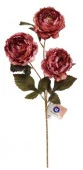 Искусственные цветы "FLOWERS GLAMOUR" 63см Пионы 3 цветка лиловые 993-0956 - КОЛОРЛОН ВТД Новосибирск