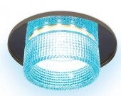 Точка TN351 CH/BL хром/голубой GU5.3+3W (LED COLD) D95*45 - КОЛОРЛОН ВТД Новосибирск