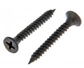 Саморез для ГКЛ мелкая резьба, оксид 3,5х 25 кор. с ок. - 350 шт. SteelRex - КОЛОРЛОН ВТД Новосибирск