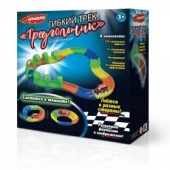 Игровой набор Handers "Гибкий трек: Треугольник" (светящ. трек, дл. 150 см, 120 дет., машина) - КОЛОРЛОН ВТД Новосибирск