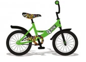 ***CR-B2-0116GR Детский велосипед City-Ride  Roadie , рама сталь , диск 16 сталь , крылья сталь - КОЛОРЛОН ВТД Новосибирск