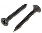 Саморез для ГКЛ мелкая резьба, оксид 3,5х 32 кор. с ок. - 250 шт. SteelRex - КОЛОРЛОН ВТД Новосибирск