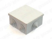 GreenEl Распред коробка 85х85х40мм открытой установки серая IP44 GE41235 - КОЛОРЛОН ВТД Новосибирск