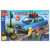 320494 Конструктор LADA 2106 : авария на перекрестке, 76 дет. (легко собрать) Город мастеров в кор.3 - КОЛОРЛОН ВТД Новосибирск