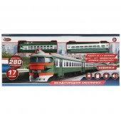 317762 Железная дорога ЭЛЕКТРИЧКА свет-звук дл.пути 280см кор.46,7*20,5*4,4см ИГРАЕМ ВМЕСТЕ в кор.2* - КОЛОРЛОН ВТД Новосибирск