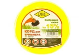 Корд триммерный в блистере DDE "Classic line" (круг) 2,4 мм х 15 м, желтый - КОЛОРЛОН ВТД Новосибирск