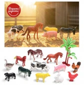 UT0339 Набор животных "Happy Farm-4" в пакете Дарите радость! - КОЛОРЛОН ВТД Новосибирск