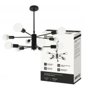 Люстра LOFT SPUTNIK-10E27-BL 10хЕ27 черный IN HOME - КОЛОРЛОН ВТД Новосибирск