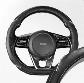 Оплетка SKYWAY Drift-2 M Черно/серая экокожа - КОЛОРЛОН ВТД Новосибирск