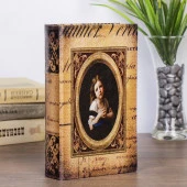 Сейф-книга дерево "Маленькая барышня" кожзам 21х13х5 см   2000842 - КОЛОРЛОН ВТД Новосибирск