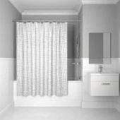 Штора для ванной комнаты, 200*180 см, полиэстер, Silver Gauze , IDDIS, 341P20RI11 - КОЛОРЛОН ВТД Новосибирск