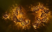 ***Гирлянда электрическая l=6.5м 25LED, насадка Сердце h=5см золото арт.NYLJ01524-1 Код252797 - КОЛОРЛОН ВТД Новосибирск