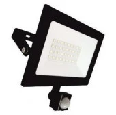30W Прожектор с/д LE LED FL IR  30W BLACK IP65 холодный белый (с сенсором) - КОЛОРЛОН ВТД Новосибирск