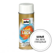 JOBI Эмаль аэрозольная глянцевая белая RAL 9010 (520мл / 270гр; 12шт) - КОЛОРЛОН ВТД Новосибирск