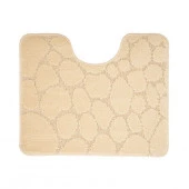 Коврик для ванной комнаты натуральный, 50*60 см, STONE, NATURAL FOR-PP-STN50-60NAT - КОЛОРЛОН ВТД Новосибирск