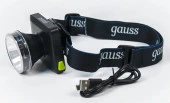 Фонарь налобный Gauss  GFL401 5W 100lm димм. Li-ion 3000mAh LED - КОЛОРЛОН ВТД Новосибирск