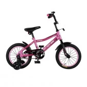 CR-B2-0214PK Детский велосипед City-Ride Spark , рама сталь , диск 14 сталь ,  цвет розовый - КОЛОРЛОН ВТД Новосибирск