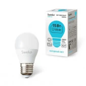 Светодиодная лампа SWEKO 42 серия 42LED-G45-15W-230-4000K-E27 - КОЛОРЛОН ВТД Новосибирск