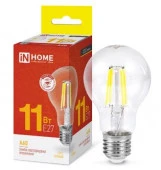11W сд LED-A60-deco 11Вт 230В Е27 3000К 1160Лм прозрачная IN HOME - КОЛОРЛОН ВТД Новосибирск
