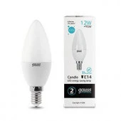 12W Gauss Elementary Свеча 12W 920lm 4100K Е14 LED - КОЛОРЛОН ВТД Новосибирск