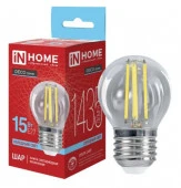 15W LED-ШАР-deco 15Вт 230В Е27 6500К 1435Лм прозрачная IN HOME - КОЛОРЛОН ВТД Новосибирск