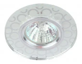 DK LD46 SL Светильник ЭРА декор c Led подсветкой MR16, зеркальный - КОЛОРЛОН ВТД Новосибирск