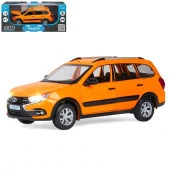 JB1251207ТМ "Автопанорама" машинка металл., LADA GRANTA CROSS,оранж, масштаб 1:24,  открываются 4 дв - КОЛОРЛОН ВТД Новосибирск