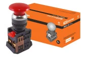 *TDM Кнопка AEAL-22 "Грибок"с фиксацией красный d22мм 230В 1з+1р SQ0704-0020*** - КОЛОРЛОН ВТД Новосибирск