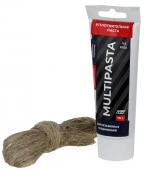 Комплект паста уплотнительная универсальная (вода, газ, 70 гр) MULTIPASTA + лён Premium, МР, туба - КОЛОРЛОН ВТД Новосибирск