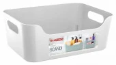 КОРЗИНКА УНИВЕРСАЛЬНАЯ "SCANDI", 270Х190Х105 ММ, 4,6Л (Белый)434200816 БП - КОЛОРЛОН ВТД Новосибирск