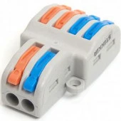Stekker LD222-424 (2шт.) клемма 2+4-ая (0,08-2,5мм2), 400В, 24А - КОЛОРЛОН ВТД Новосибирск