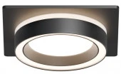16-103 Точка Ray 230В/50Гц, GX 53, max 15Вт, IP20, 105х105*40 (отв. 95мм), черный - КОЛОРЛОН ВТД Новосибирск