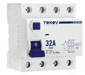 TOKOV УЗО 3P+N 32А AC 30мА 6кА - КОЛОРЛОН ВТД Новосибирск