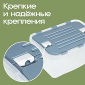 ***Контейнер д/хранения 10,0л "Leon" 256*372*178мм прозрачный  36767 - КОЛОРЛОН ВТД Новосибирск