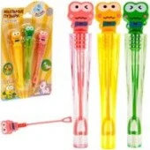 Т25924 1TOY Мы-шарики! Нелопающиеся мыл. пуз., с фигур. крышкой Лягушка, 5 мл., 3 шт в блистере - КОЛОРЛОН ВТД Новосибирск