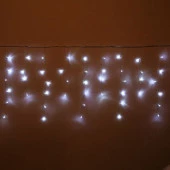 Гирлянда для улицы БАХРОМА ш5м* в40/60см 180 ламп LED, прозр. пров, 8 реж, Белый (возможность соедин - КОЛОРЛОН ВТД Новосибирск