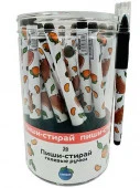 Ручка гелевая "Пиши-Стирай" CENTRUM "Капибара" 73081 синяя,0,5мм,с эргономич резинк.,,в тубусе - КОЛОРЛОН ВТД Новосибирск