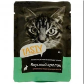 Tasty  влаж.д/кошек 85г кролик в желе - КОЛОРЛОН ВТД Новосибирск
