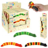 Т23269 1TOY Гремушка змейка 23*4cm, 3 цв.в асс., в кор., 12 шт в д.б - КОЛОРЛОН ВТД Новосибирск