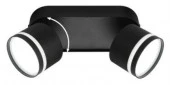 Светильник НПБ-СПОТ-GX53 2хSBM-NL-BL с подсветкой 220x80x90мм черный IN HOME - КОЛОРЛОН ВТД Новосибирск