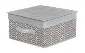 HHSS-5021-02 Короб для хранения RACCOON 30х30х16см с крышкой, складной, полипропилен - КОЛОРЛОН ВТД Новосибирск