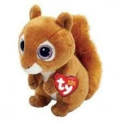 40196 TY Beanie Babies  коричневая белочка SQUIRE 15 см - КОЛОРЛОН ВТД Новосибирск