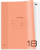 Тетрадь 18л., клетка BG "UniTone. Neon", пластиковая обложка, неон оранжевый 383157 - КОЛОРЛОН ВТД Новосибирск