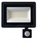 Прожектор SFL80-50 с выносным датчиком 2835SMD 50W 6400K AC220V/50Hz IP65, черный ПЗ - КОЛОРЛОН ВТД Новосибирск