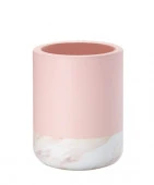 Trendy Стакан настольный розовый, керамика, Trendy FOR-TR044 - КОЛОРЛОН ВТД Новосибирск