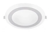 Панель  Led  встр круглая RLP-BL 16Вт 230В 4000К 960Лм 195мм с подсвбелая IP20 IN HOME - КОЛОРЛОН ВТД Новосибирск
