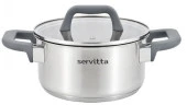 Sr0308  Кастрюля с крышкой 3,5 литра Servitta серия Porto - КОЛОРЛОН ВТД Новосибирск