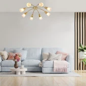 Потолочный светильник Escada 1100/8P Е14*40W Gold - КОЛОРЛОН ВТД Новосибирск