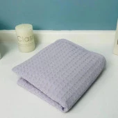 Полотенце вафельное 30*60см "Waffle" пл.220гр/м2, цвет сиреневый 10300 - КОЛОРЛОН ВТД Новосибирск